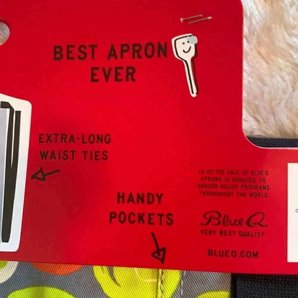 Blue Q Apron Heavy Cotton - “It Wasn’t Nothing, It Was a Hell of a Lot”